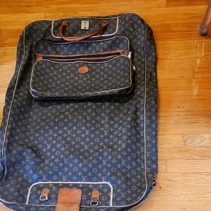 Authentic Louis Vuitton Luxury Brown and Black Travel Bag